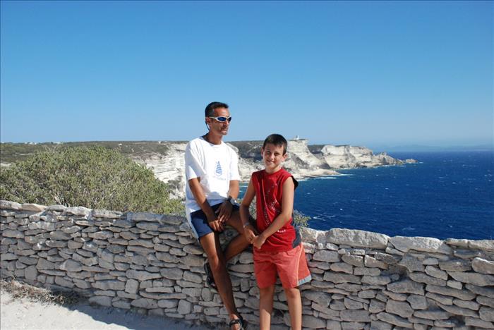 Ale e Roby a Bonifacio (Corsica)